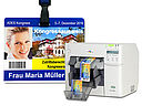 Colorprint 352: Komplettes Farbetiketten Drucker-Set für farbige Besucherausweise