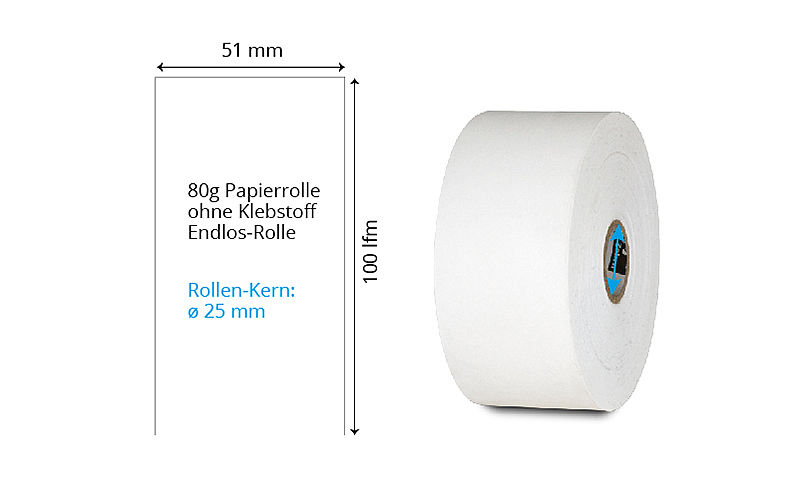 Thermo-Papierrolle endlos