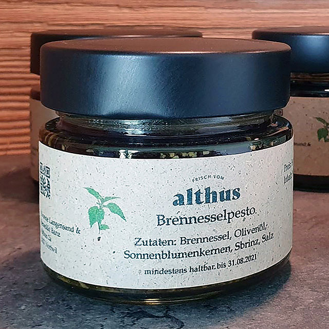 Graspapier-Etiketten