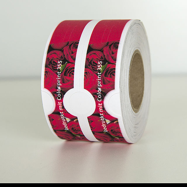 Schlaufen Etikettenrolle