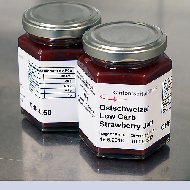 Lebensmittelkonforme Etikettierung Konfituere web 15x15 Konfitüre Etiketten