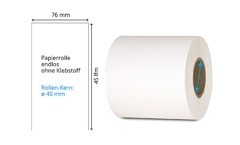 Endlos-Rolle Papier zum Bedrucken