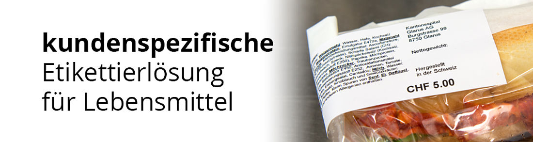 Lebensmittelkonforme Etiketten drucken