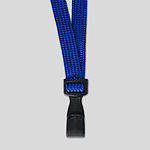 Lanyard Neck-Strip blau für Ausweise und Karten