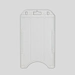 offener Kartenhalter im Hochformat