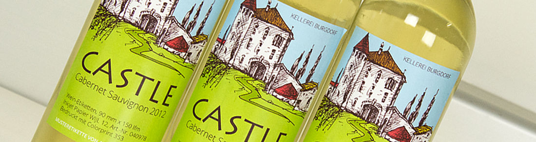 Inkjet DJG015 Papier Etiketten wasserablösbar