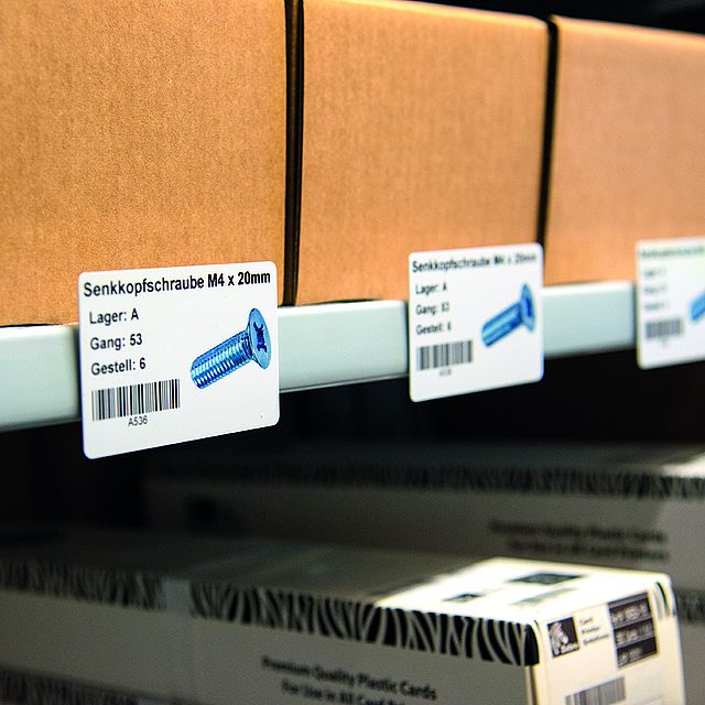 Lagerbeschriftung