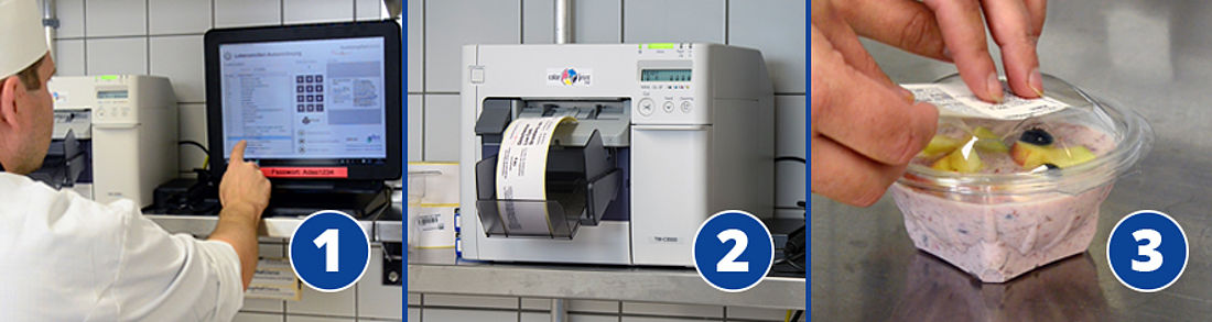 Lebensmittelkonforme Etiketten selber drucken