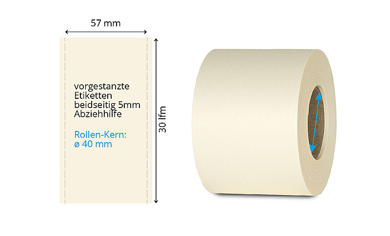 wasserlösliche Etiketten