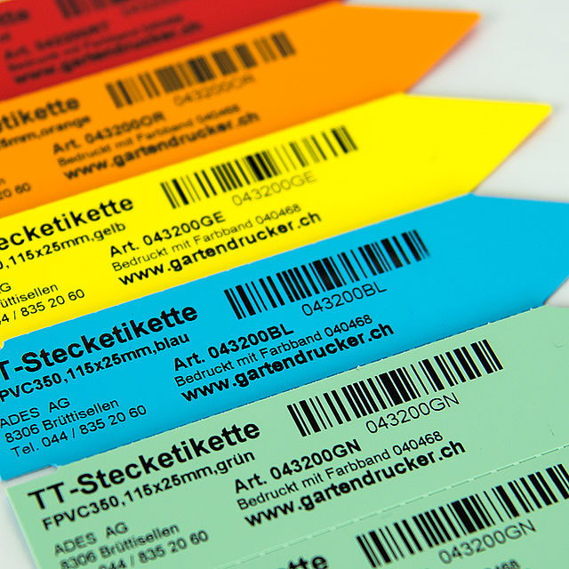 Farb-Steckschilder