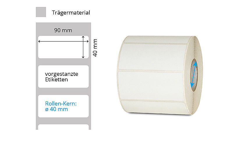 Pneuetiketten für Drucker