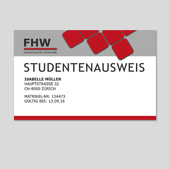 Stundentenausweis