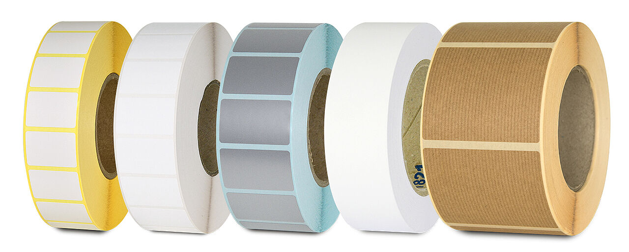 Etikettenrollen für diverse Druckverfahren