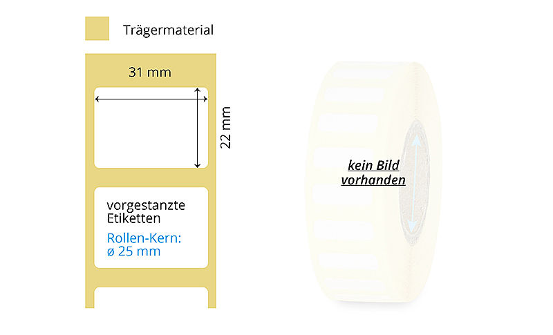 Thermotransfer Etikettenrolle Papier