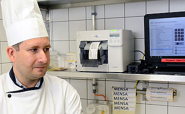 Lebensmittel-Etiketten-Lösung Kantonsspital Glarus