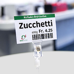 Lebensmittel-Schilder selber drucken