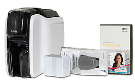 Ausweisdrucker-Set Zebra ZC 11QC