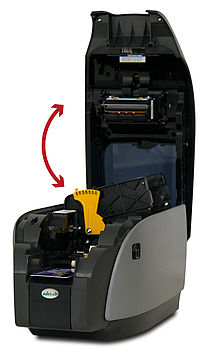 Kartendrucker ZXP-31 Zebra offen