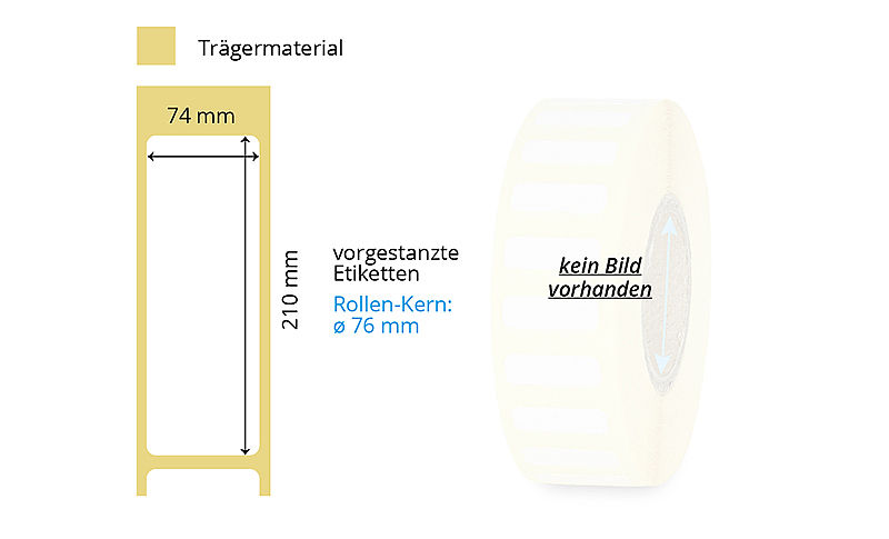 Thermotransfer Etikettenrolle