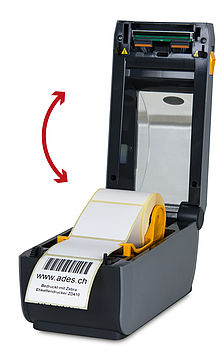 Thermodirektdrucker ZD410 offen