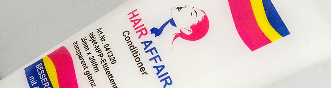 Inkjet Kunststoff Etiketten PP transparent endlos-Rolle