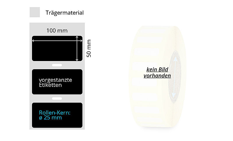 schwarze Kunststoff-Typenschilder