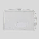 Kunststoff Kartenhalter für 2 Ausweise transparent