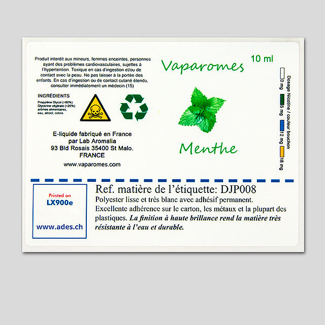 DJP008 Kunststoff-Etiketten