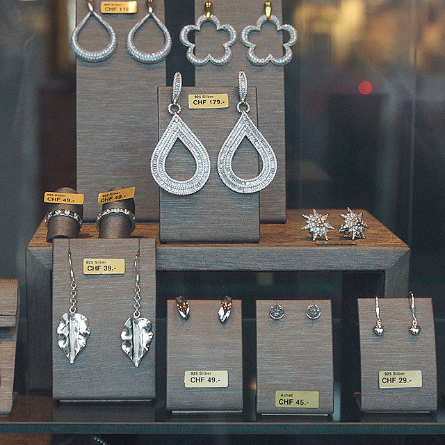 Schmuck-Etiketten gold