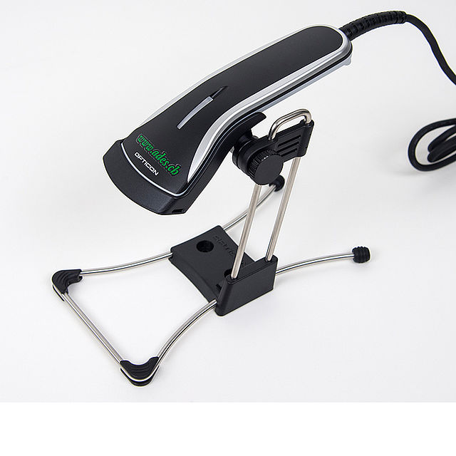OPR 2001 mit Staender web 15x15 Barcodescanner