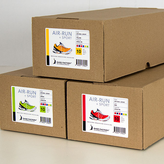 Schuhschachtel web Inkjet Papier Etiketten