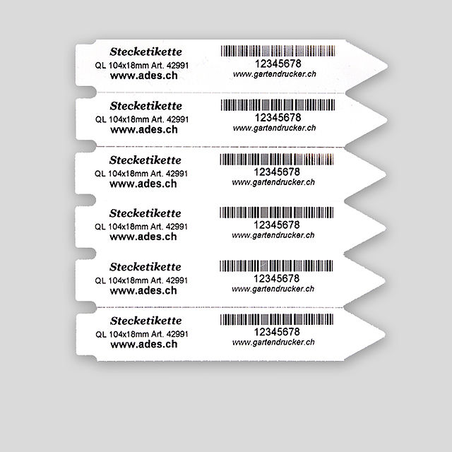Stecketiketten