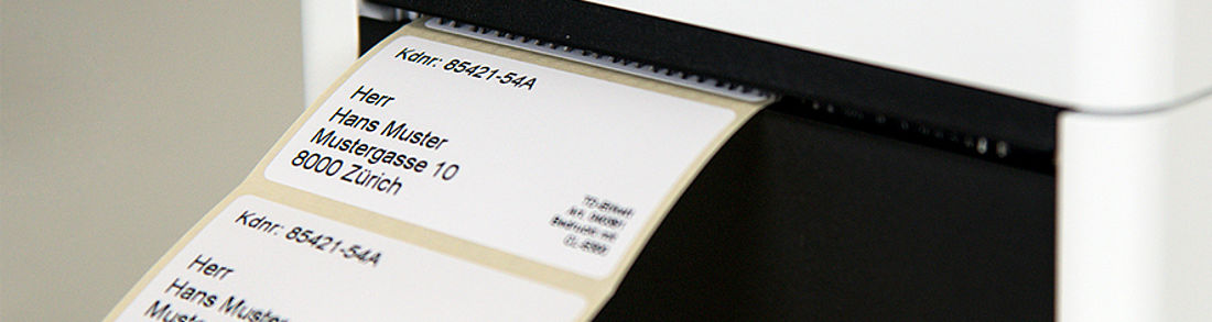 Drucker für Adressetiketten