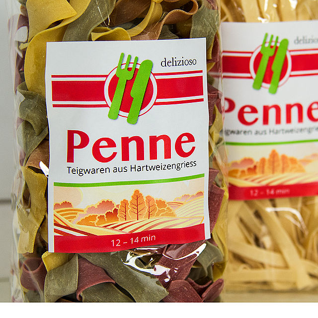 Lebensmittel-Etiketten