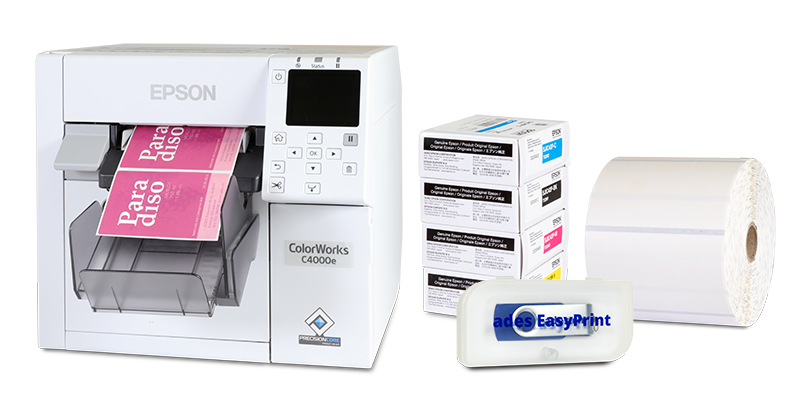 Wasserlösliche Etiketten drucken mit Colorprint 403