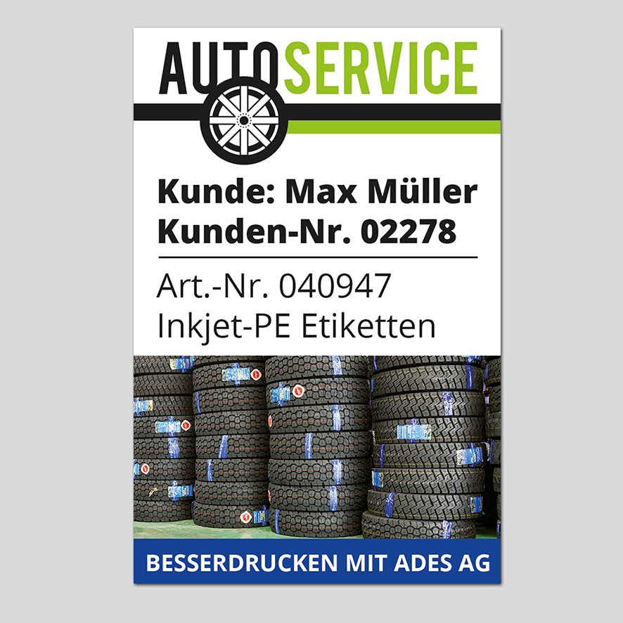 Pneuetiketten selber drucken